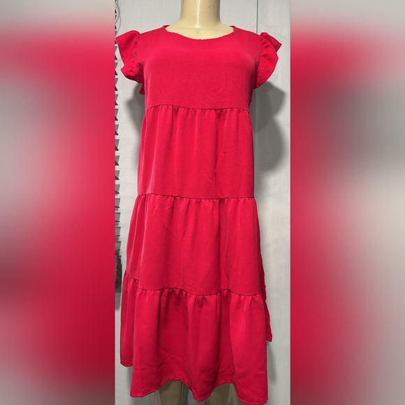 kirundo Dresses & Skirts - Elegant Pink Tiered Dress